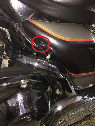 The button in question is circled in red