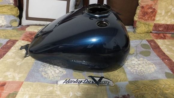 Panhead V-Logo and Cop Tank for Road King