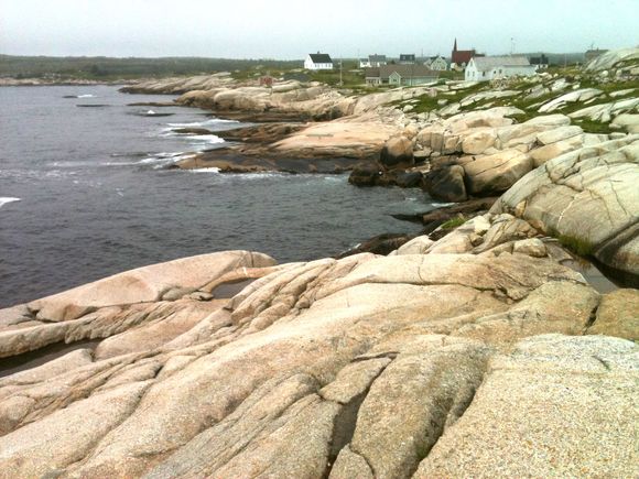 Typical scene along the coast of Nova Scotia.