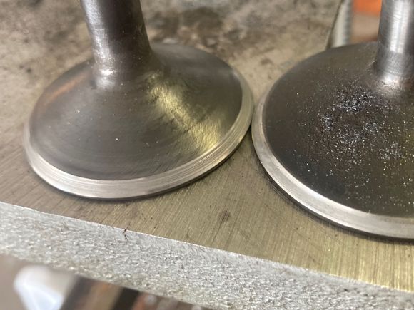 after grinding compound - nice sealing rings