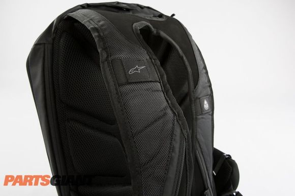 Large shoulder straps provide comfort and a secure hold.