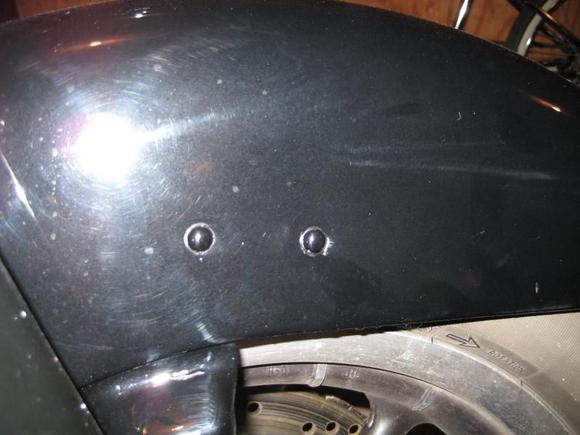 Toms Bike before the wetsand and buff.