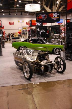 Jesse Rook (with the FrakenCuda in the background)