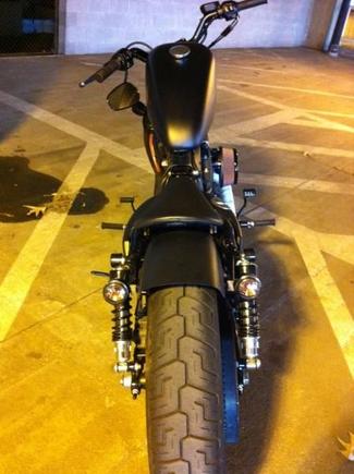 Finally chopped that rear fender