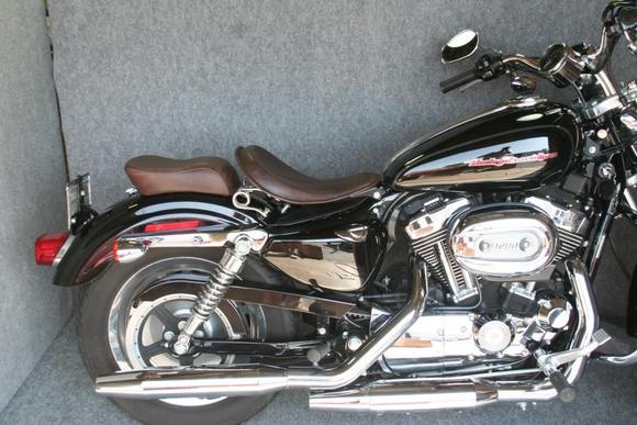 Brown Sportster Bobber Seat