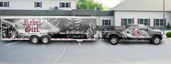Rebel Girl's Truck &amp;  Trailer