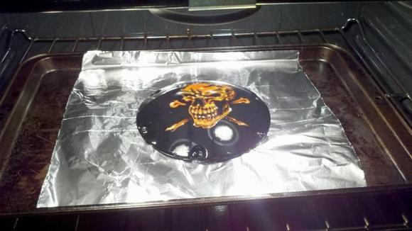 Airbrushed derby cover