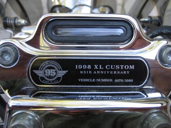 Factory Numbered Bike, 70 of 3000