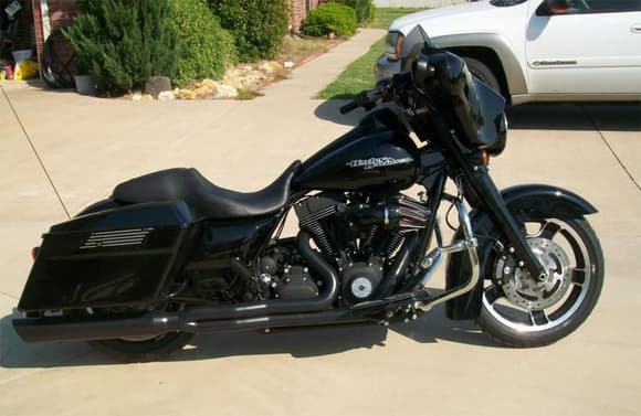 The wife's new Street Glide.. Looking to sell the Heritage..