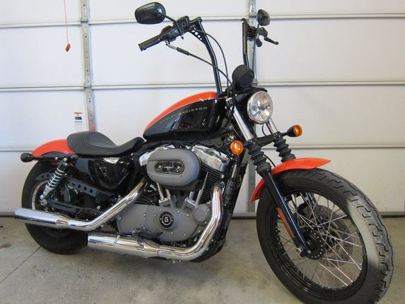 Nightster, Road 6 custom 14" apes first mod, more to follow.