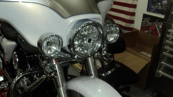 headlight and spot light rings visors