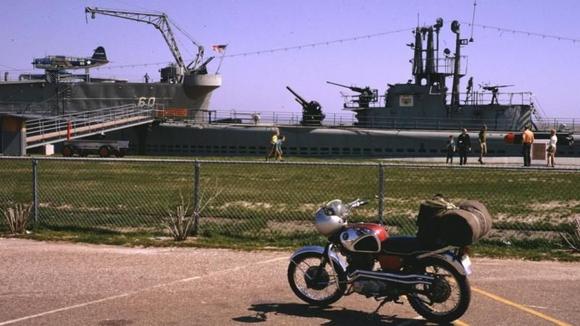 1970, Mobile, Alabama, Honda 305 Superhawk, riding Southern states for days with no destination in mind