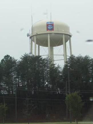 Fort Bragg/82nd Water Tower