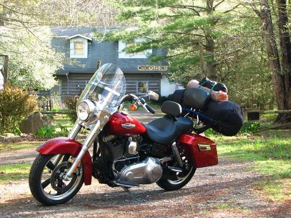 Blue ridge Parkway Motorcycle only campground, hwy 276 south of Waynesville, NC