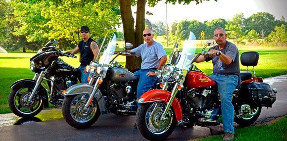 My dad, uncle and I