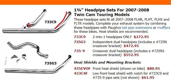 Paughco Headpipe