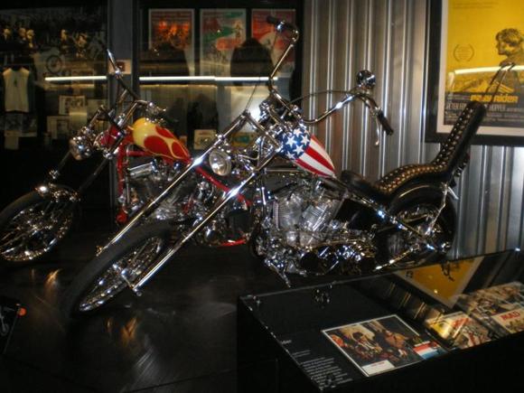 harley 105 Billy Bike and Capn America