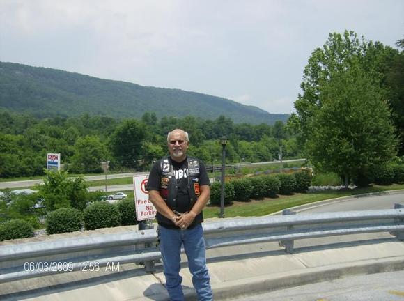 Somewhere in Tn.  No one knew what the name of the mountains were behind us.