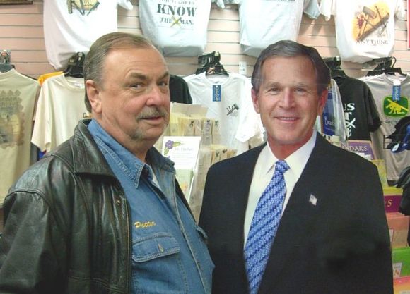 Me and x-Pres  Buying T-shirts