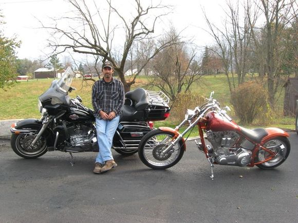 Me with my 2006 Utlra and the 2004 custom.