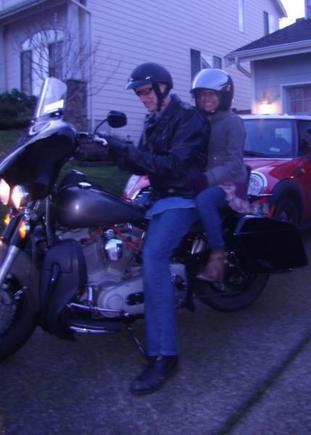 Taking my son's gf for a ride