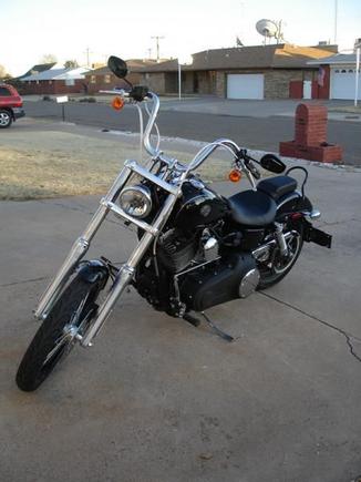 2010 Wide Glide with 10" Mini Apes installed