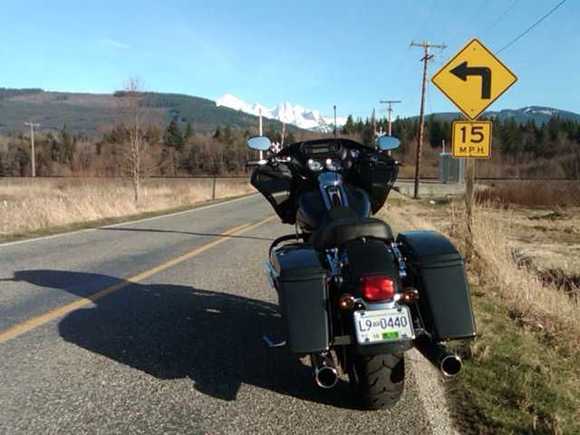 2010 Hwy 9 Feb coming up the backroads towards the border