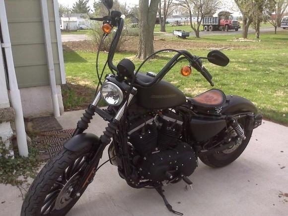 norma jean's new custom spring seat with pinup image