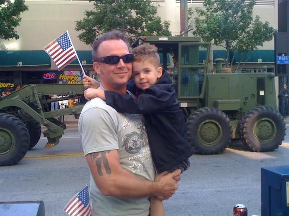 Vet's day parade downtown Dallas