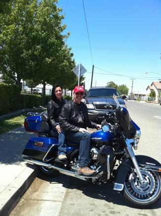 Father/Daughter ride - Lunch stop at Granzella's in Williams, California. This was a truly great weekend.