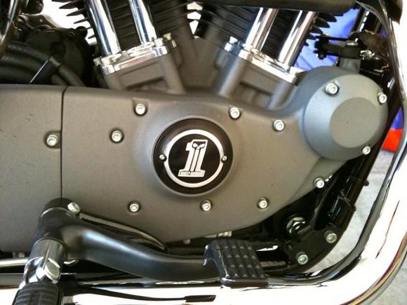 New dark custom timing cover.