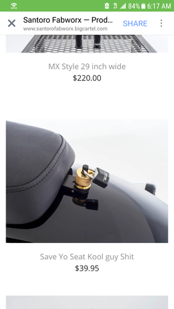 I thought this one was pretty damn cool. The locks not much of securing but its some securing. Im thinking of getting it, especially with adding an expensive seat to my ride