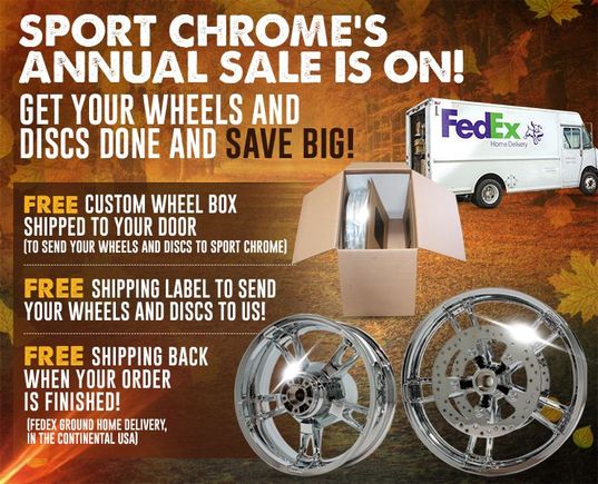 Motorcycle Wheel Chrome Plating