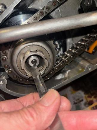 Crank in a 1/2" from extension face as original shovelhead in what an inch?
