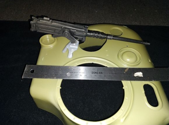 I printed a very rough M2 .50 for scale reference 