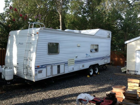 2000 toyhauler Harley hauler and mobile home for across country  49 states and Canada with all the comforts