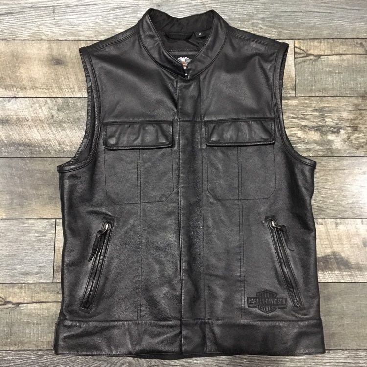 Harley-Davidson Foster Leather Vest - Harley Davidson Forums