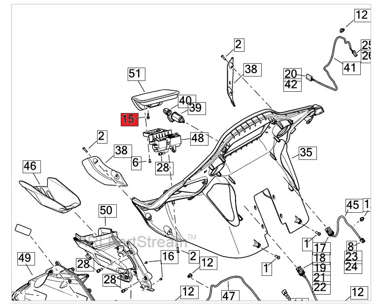 Road Glide Fairing Diagram