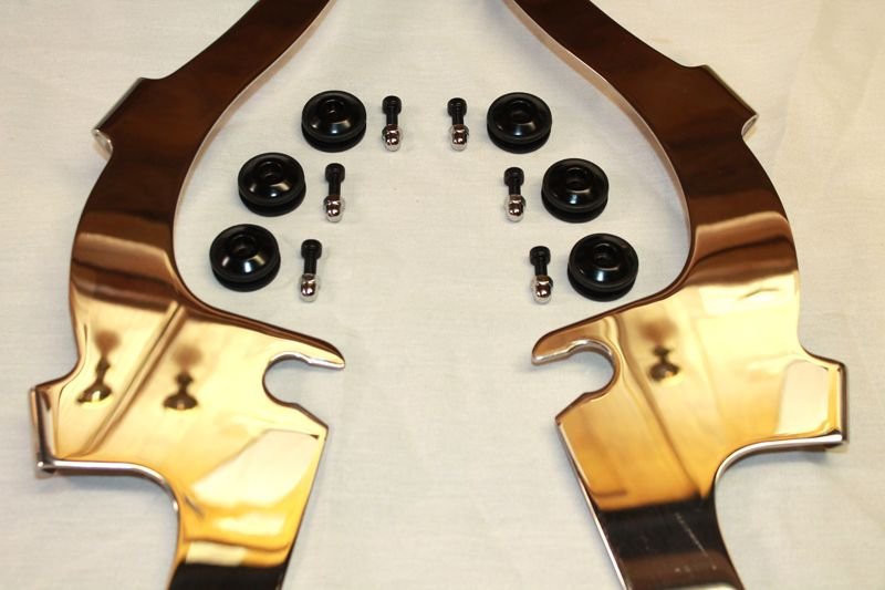 Harley Davidson CVO Road King Wind Splitter Windshield Mounting