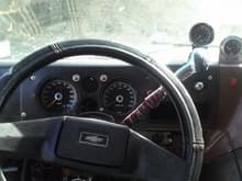 Dash with '76 Ford Gauges