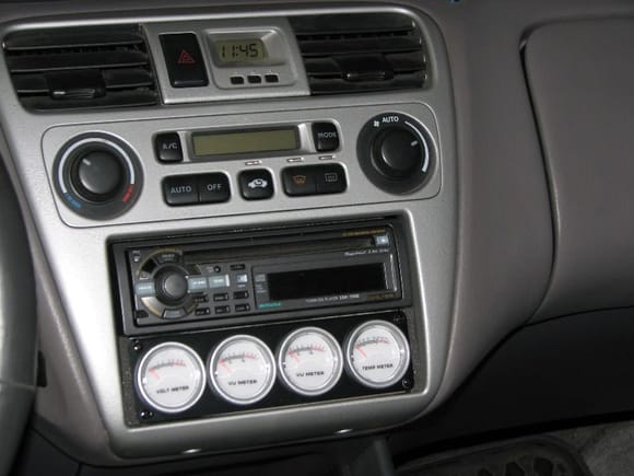 CDA-7930 with a meter kit in the dash