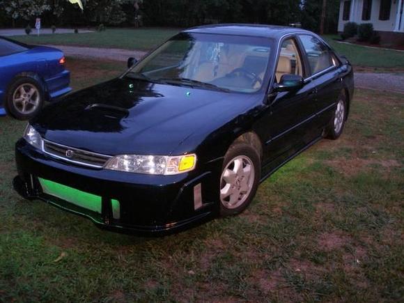 fresh paint and body work and before the rims