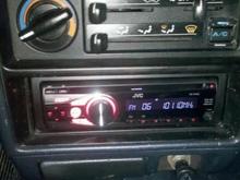 New JVC head unit...stock speakers still rock.