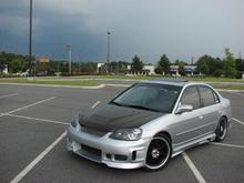 Carbon Fiber hood is no more.  For sale if youre interested...