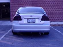The Back End, LED Brake/Park/Turn/Reverse lamps w/ Cool Blue License Plate light