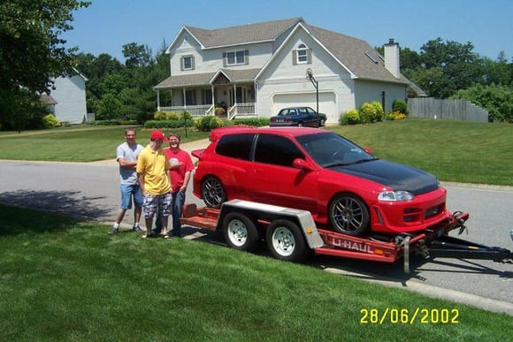 First day i got it back and put it on a trailer for HIN 2002