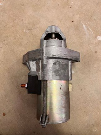 Original starter. Tested good by Autozone bench test. Reinstalled. 