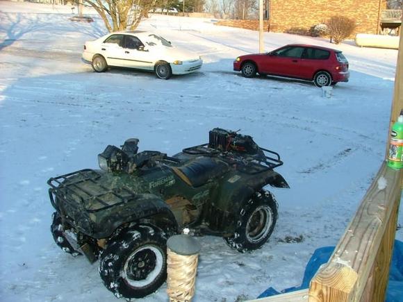 95 sedan , 94 hatch , 99 foreman 400 4x4