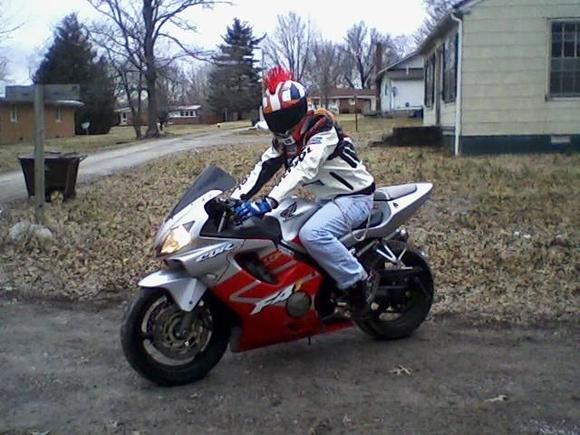 Me heading out for a ride