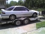 on the trailer